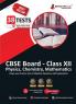 EduGorilla CBSE Board Class XII Book 2024 (Science-PCM) | 74 Solved MCQ Practice Tests For Physics Chemistry and Mathematics with Free Access to Online Tests