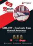 NRA CET Graduation Pass General Awareness Book 2023 (English Edition) - 20 Topic-wise Solved Tests (Common Eligibility Test) with Free Access to Online Tests