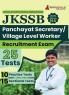 JKSSB Panchayat Secretary/Village Level Worker Recruitment Exam Book 2024 - 10 Mock Tests and 15 Sectional Tests (1300 Solved Questions) with Free Access to Online Tests
