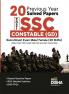 20 Previous Year Solved Papers 2021 SSC Constable (GD) Recruitment Exam Male / Female (20 shifts) English Edition | BSF CISF CRPF SSB ITBP AR NIA SSF Assam Rifles
