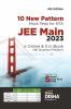 10 New Pattern Mock Tests for NTA JEE Main 2023 - 5 Online & 5 in Book (90 Question pattern) 6th Edition | Physics Chemistry Mathematics - PCM | Optional Questions | Numeric Value Questions NVQs | 100% Solutions