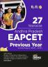 27 Yearwise Andhra Pradesh EAPCET Previous Year Solved Papers (2023 - 2015) 2nd Edition | Physics Chemistry & Mathematics PYQs Question Bank | For 2024 Engineering Exam | 3500+ MCQs |