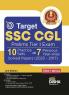 Target SSC CGL Prelims Tier I Exam - 10 Practice Sets with 7 Previous Year-wis e Solved Papers (2023 - 2017) 2nd Edition| Combined Graduate Level | PYQs Question Bank