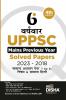 6 Varsh-vaar UPPSC Mains Previous Year Solved Papers (2023 - 2018) for Samanya Adhyayan Papers 1 to 6 Nibandh avum Samanya Hindi - 4th Edition| UPPCS PYQs Question Bank | Uttar Pradesh Public Service Commission |