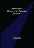Aristotle's History of Animals (Book-VI)