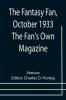 The Fantasy Fan October 1933 The Fan's Own Magazine