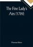 The Fine Lady's Airs (1709)