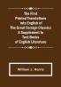 The First Printed Translations into English of the Great Foreign Classics A Supplement to Text-Books of English Literature
