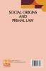 Social Origins And Primal Law