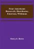Four Americans Roosevelt Hawthorne Emerson Whitman