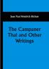 The Campaner Thal and Other Writings
