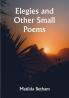 Elegies and Other Small Poems