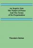 An Inquiry Into The Nature Of Peace And The Terms Of Its Perpetuation
