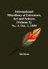 International Miscellany of Literature Art and Science (Volume I) No. 3 Oct. 1 1850