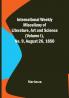 International Weekly Miscellany of Literature Art and Science — (Volume I) No. 9 August 26 1850
