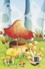 Mushroom Coloring Book for Kids Ages 4-8