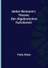 Ueber Riemann's Theorie der Algebraischen Functionen