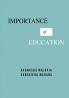 Importance of Education