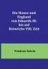Die Hanse und England von Eduards III. bis auf Heinrichs VIII. Zeit