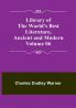 Library of the World's Best Literature Ancient and Modern Volume 06