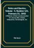 Notes and Queries Vol. V Number 121 February 21 1852 : A Medium of Inter-communication for Literary Men Artists Antiquaries Genealogists etc.