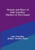 Memoir and Diary of John Yeardley Minister of the Gospel