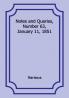 Notes and Queries Number 63 January 11 1851