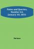 Notes and Queries Number 64 January 18 1851