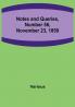 Notes and Queries Number 56 November 23 1850