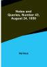 Notes and Queries Number 43 August 24 1850