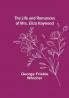The Life and Romances of Mrs. Eliza Haywood