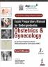 Exam Preparatory Manual for Undergraduates: Obstetrics and Gynecology
