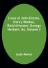 Lives of John Donne Henry Wotton Rich'd Hooker George Herbert &c| Volume 2