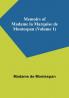 Memoirs of Madame la Marquise de Montespan (Volume 1)