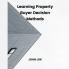 Learning Property Buyer Decision Methods