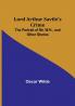 Lord Arthur Savile's Crime; The Portrait of Mr. W.H. and Other Stories