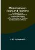 Memoranda on Tours and Touraine: Including remarks on the climate with a sketch of the Botany And Geology of the Province also on the Wines and Mineral Waters of France