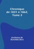 Chronique de 1831 a 1862 Tome 3