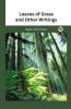 Leaves of Grass and Other Writings