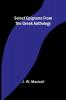 Select Epigrams from the Greek Anthology