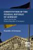 Constitution Of The Federal Republic Of Germany (Basic Law For The Federal Republic Of Germany)