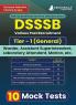 DSSSB Various Post Recruitment Exam 2024 (English Edition) | Tier-1 (General) - Warder Matron Laboratory Attendant Assistant Superintendent | 10 Practice Tests (2000 Solved MCQ)