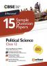 Arihant CBSE Sample Question Papers Class 12 Political Science Book for 2024 Board Exam