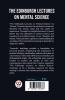 The Edinburgh Lectures On Mental Science