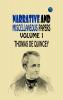 Narrative and Miscellaneous Papers Volume 1