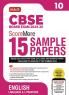 MTG CBSE Class 10 ScoreMore 15 Sample Papers English Language & Literature Book For 2025 Board Exam | Detailed Solutions of Each Chapter | Based on Latest CBSE Pattern & Syllabus