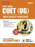 MTG Prep Guide For CUET (UG) Accountancy 2024 (Section - II Domain Commerce) | Chapterwise Practice Corner with Detailed Solutions & Mock Test Papers with OMR Sheet