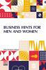 Business Hints For Men And Women