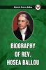 Biography Of Rev. Hosea Ballou