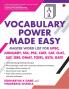 Vocabulary Power Made Easy: Master Word List for UPSC Judiciary SSC PSC CUET CAT CLA T SAT GRE GMAT TOE FL IELTS GATE